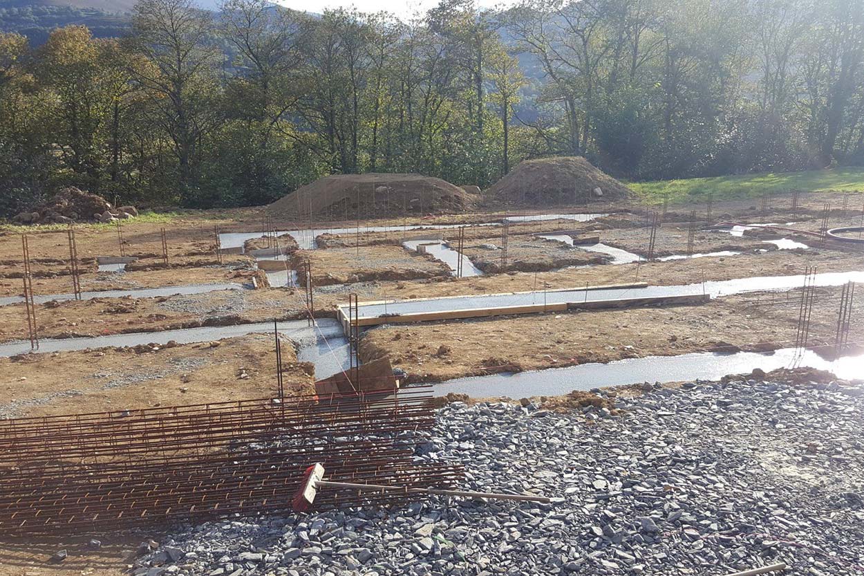 Fondations de maison en béton à Tarbes réalisées par SARL DSR Construction